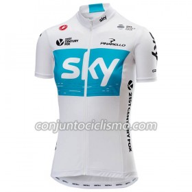 Maillot mangas cortas 2018 Team Sky Mujer N001